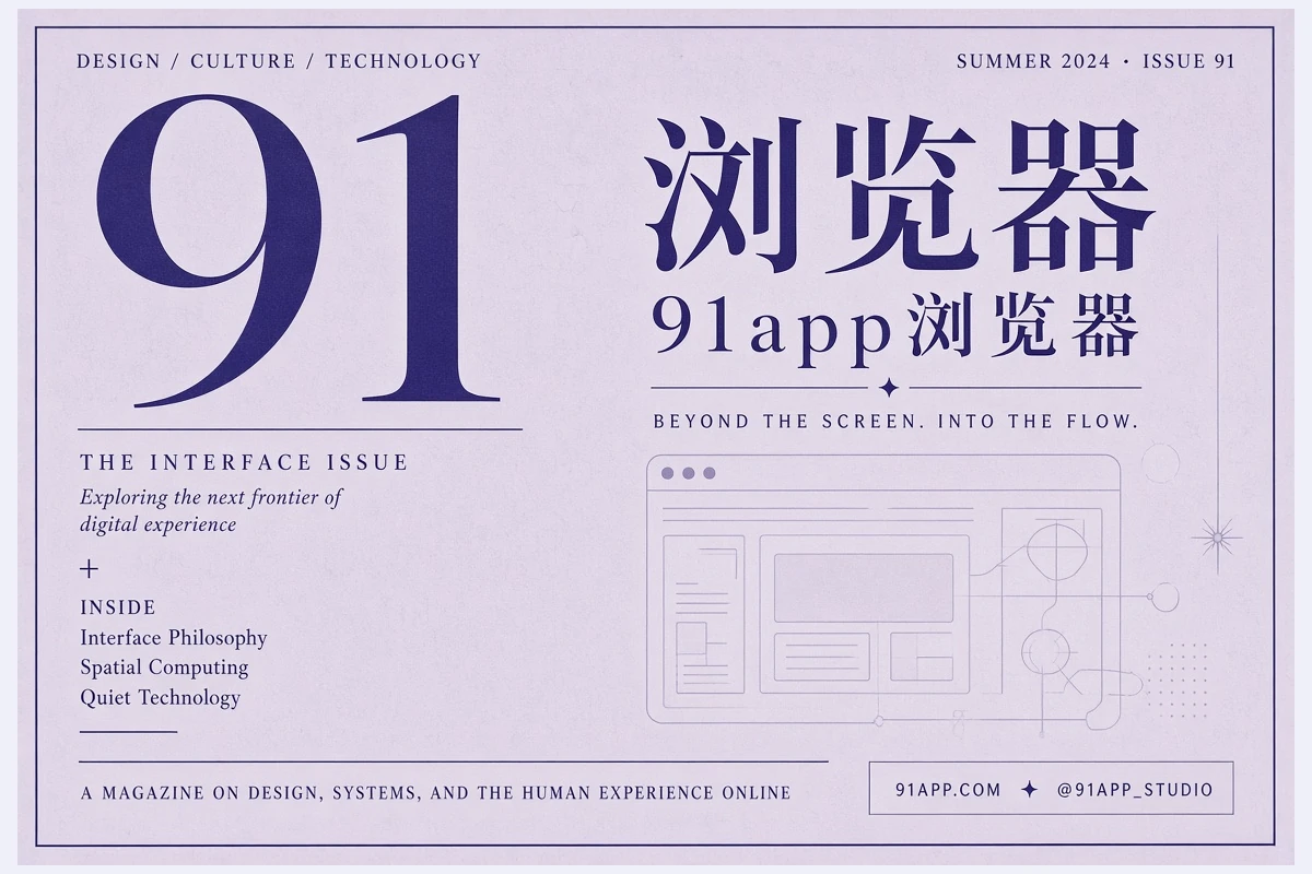 91app浏览器品牌视觉示意
